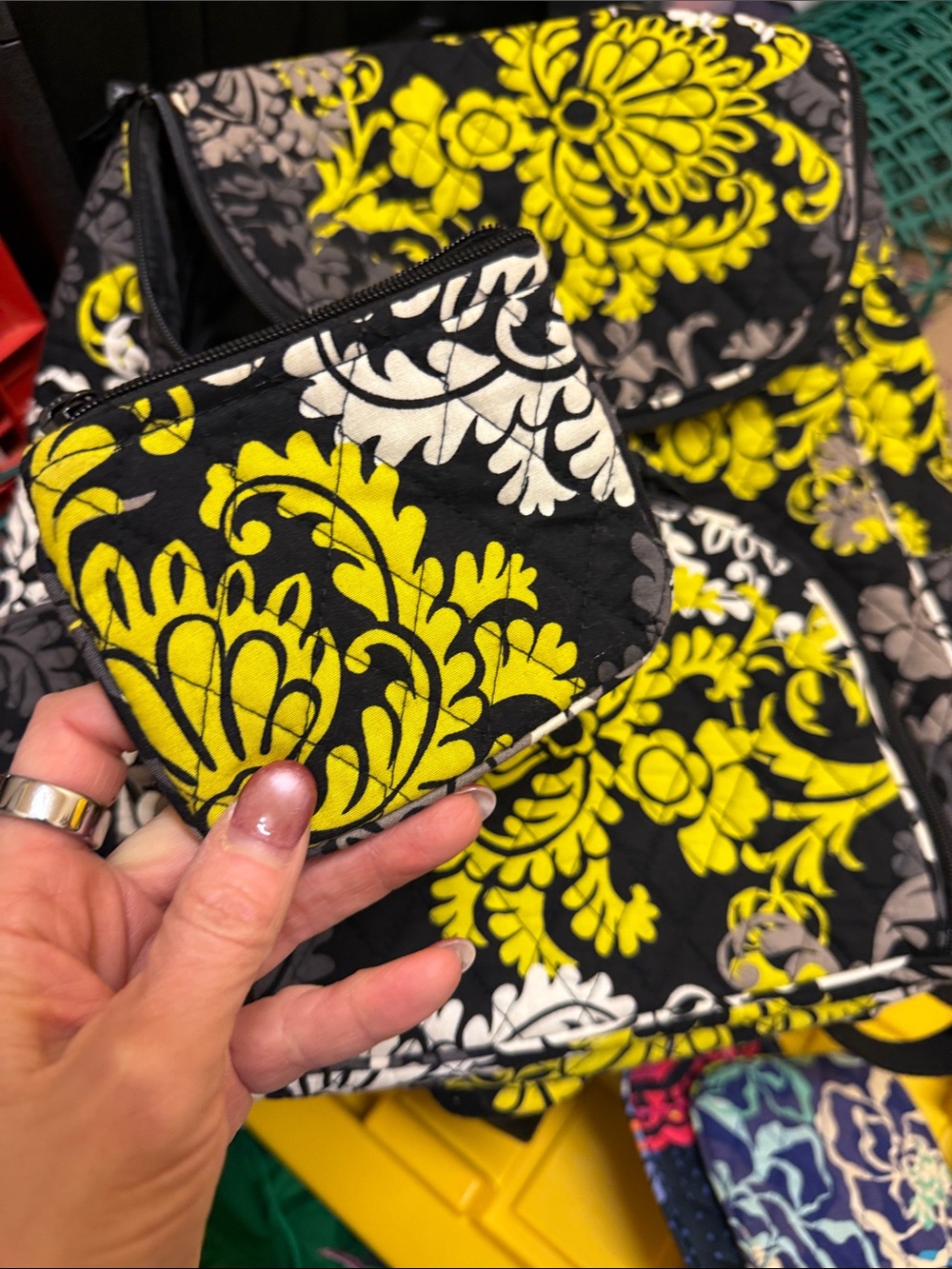 Take this Vera Bradley Backpack and matching -get coin purse free